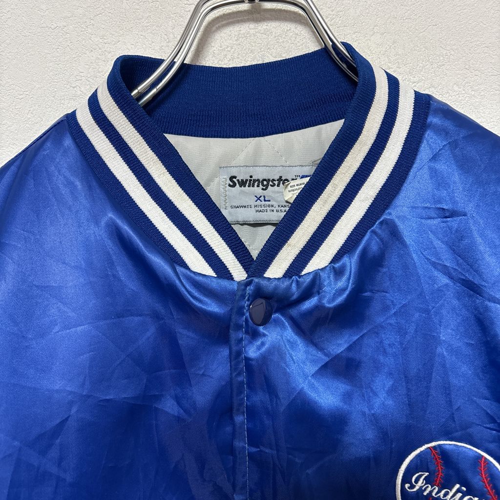 Swingster】 80～90s USA製 MLB クリーブランドインディアンス 中綿