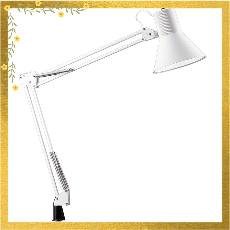 山田照明 Yamada Shomei Z-LIGHT LEDデスクライト ホワイト E 26 LED電球 昼白色 Z-108 NW 0