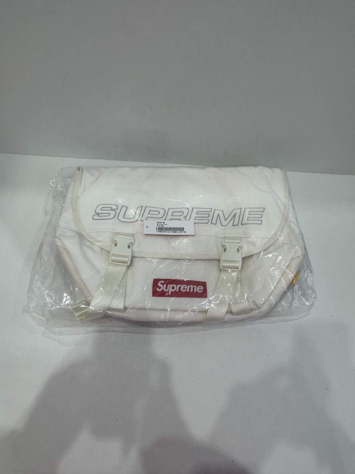 25 SS Supreme Denim Messenger Bag White シュプリーム カバン ショルダー バッグ 小物 S 0351 001 〇 263
