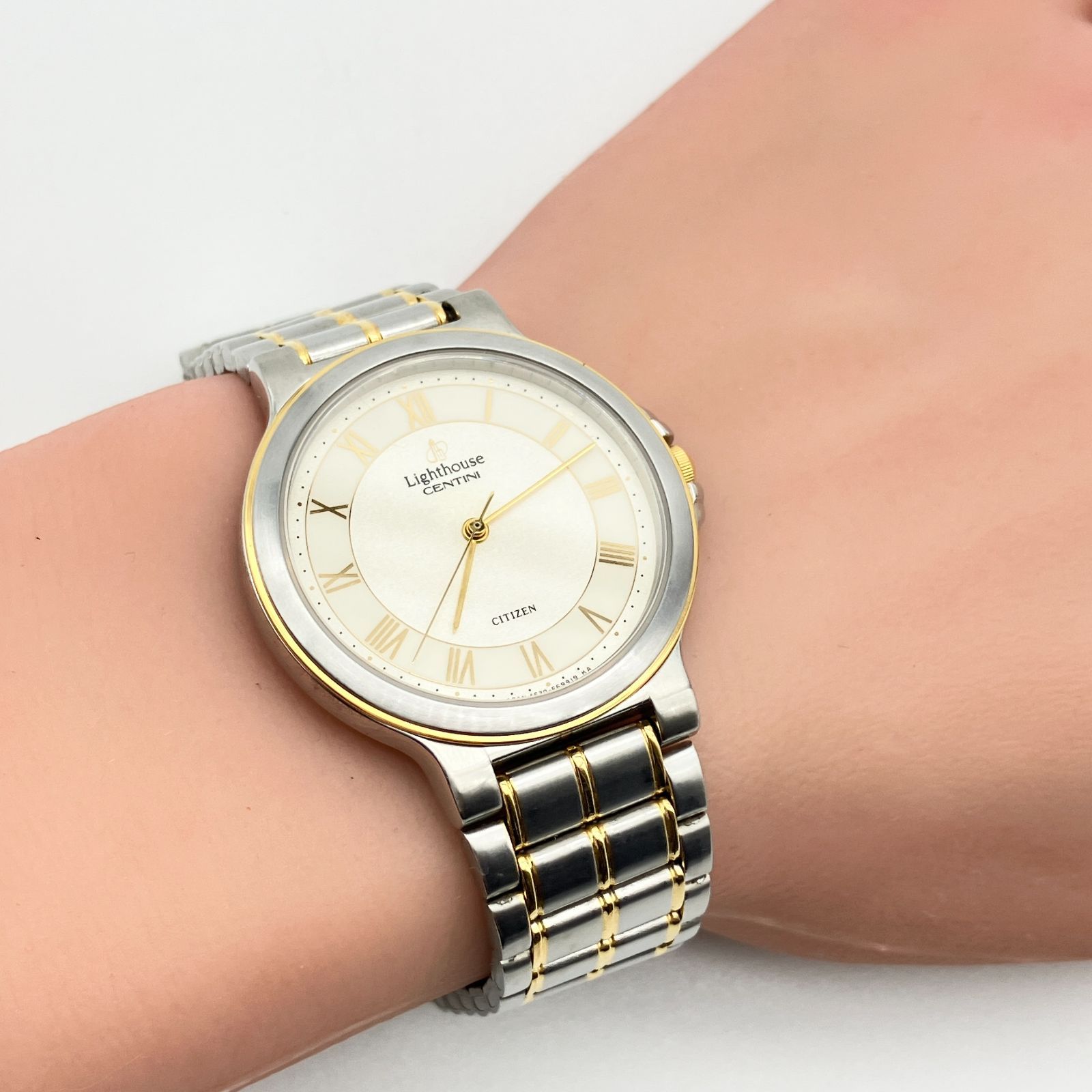 稼働】シチズン ライトハウス CENTINI 4631-E65266 腕時計 クォーツ