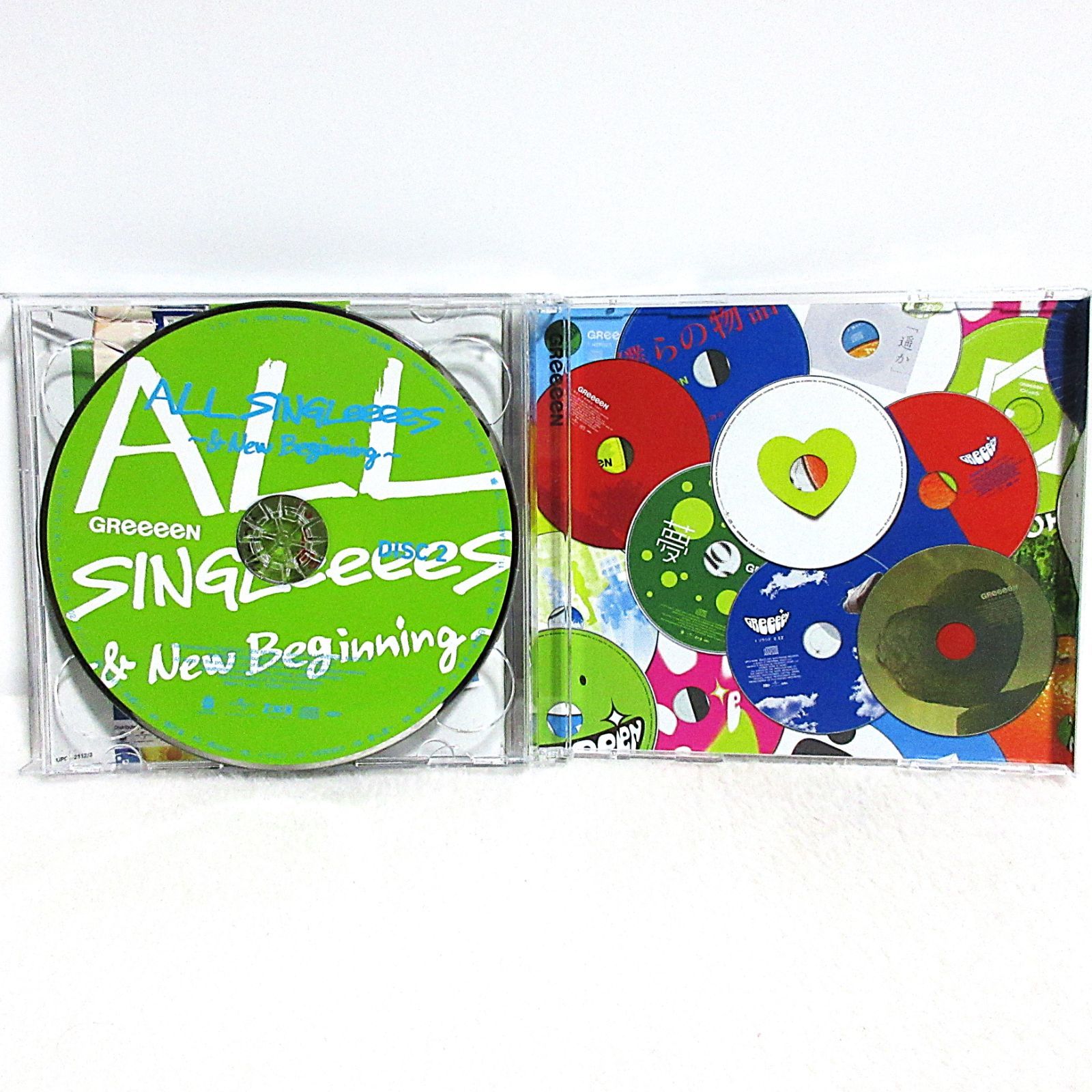 CD】GReeeeN／ALL SINGLeeeeS～&New Beginning～ | UPCH-2112