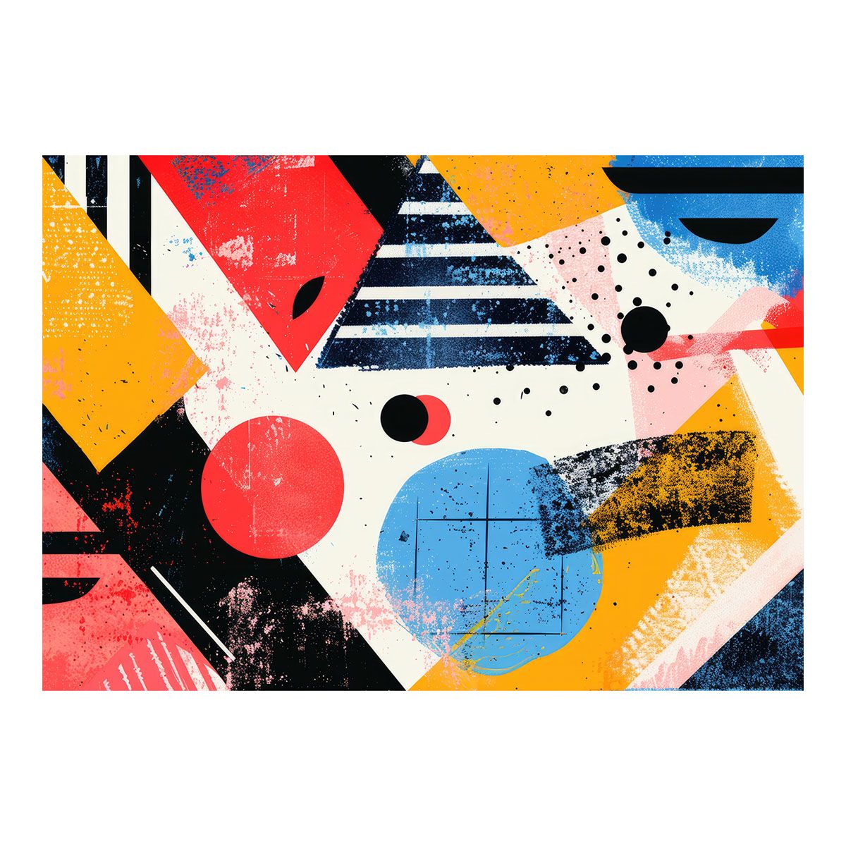 【B1サイズ（約73x103cm）】【lh-poster-3793】北欧 幾何学 キレイ目インテリア パターン アート ポスター 模様 パターン インテリア