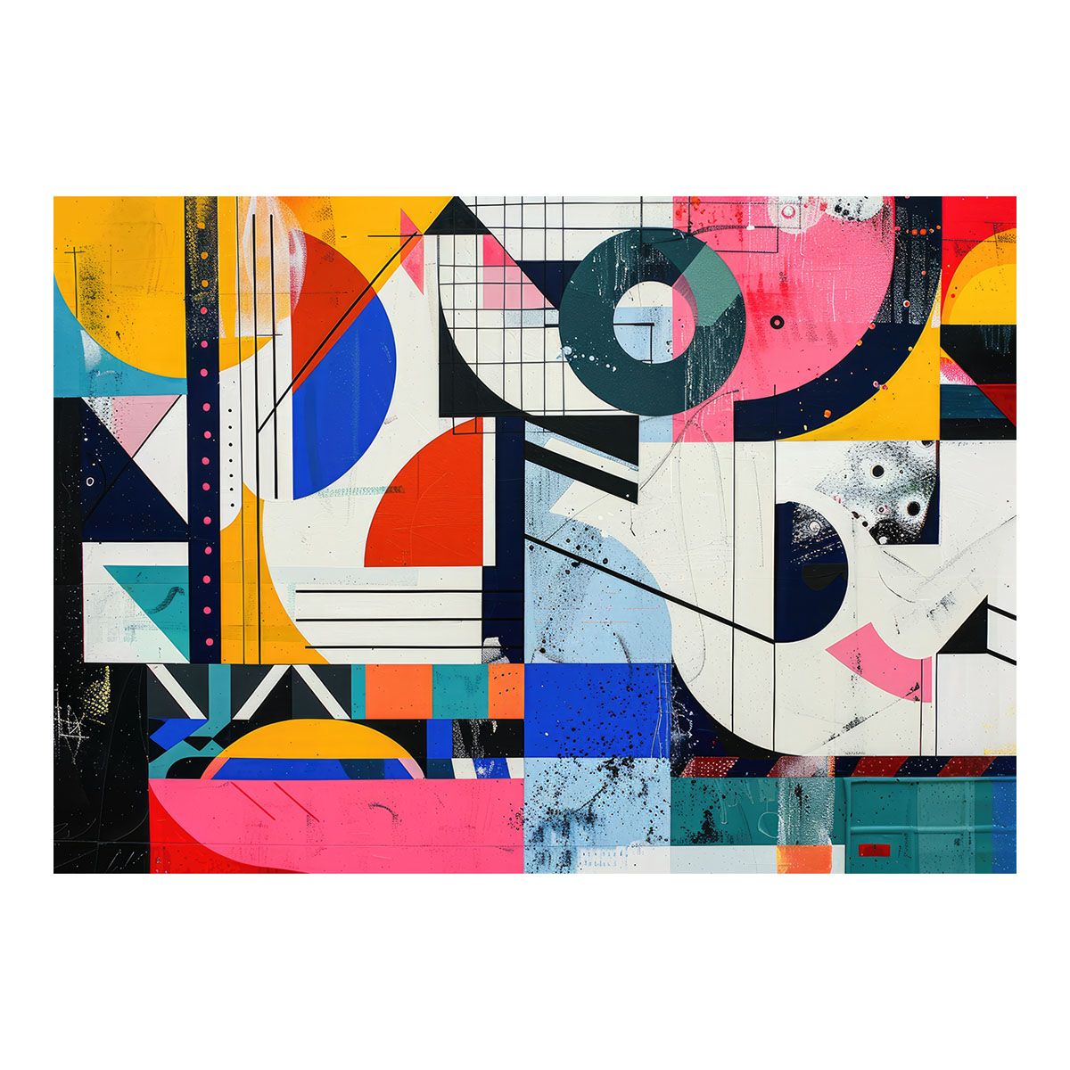 B2サイズ（約51x73cm）】【lh-poster-3796】北欧 幾何学 キレイ目