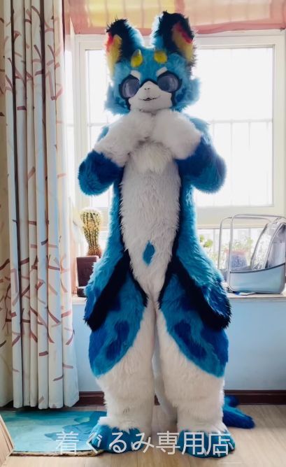 猫 狼 着ぐるみ ヘッド 全頭ヘッド ケモノ ファースーツ マスク ぬいぐるみ コスプレ コスチューム kigurumi 一点物