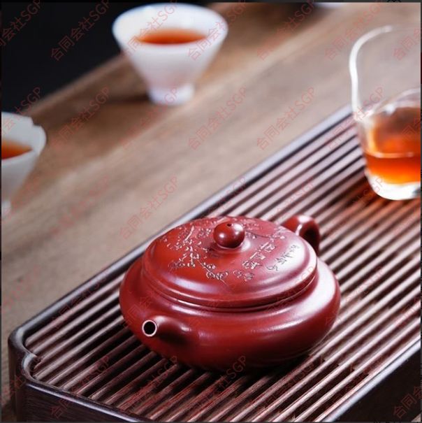 紫砂壷 宜興紫砂 朱泥 本物 中國 急須 煎茶道具 中国古美術 茶壷 煎茶