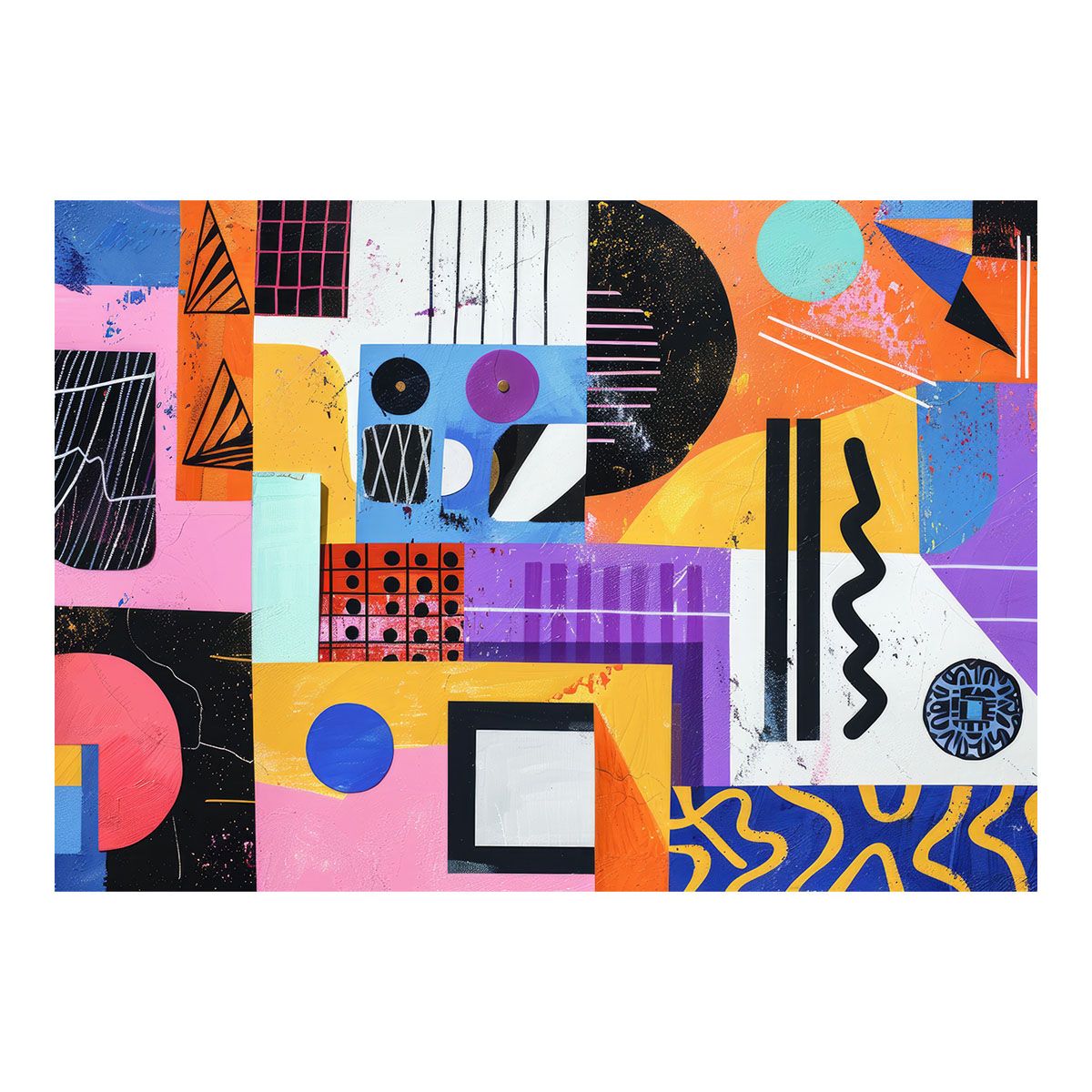 B2サイズ（約51x73cm）】【lh-poster-3814】北欧 幾何学 キレイ目