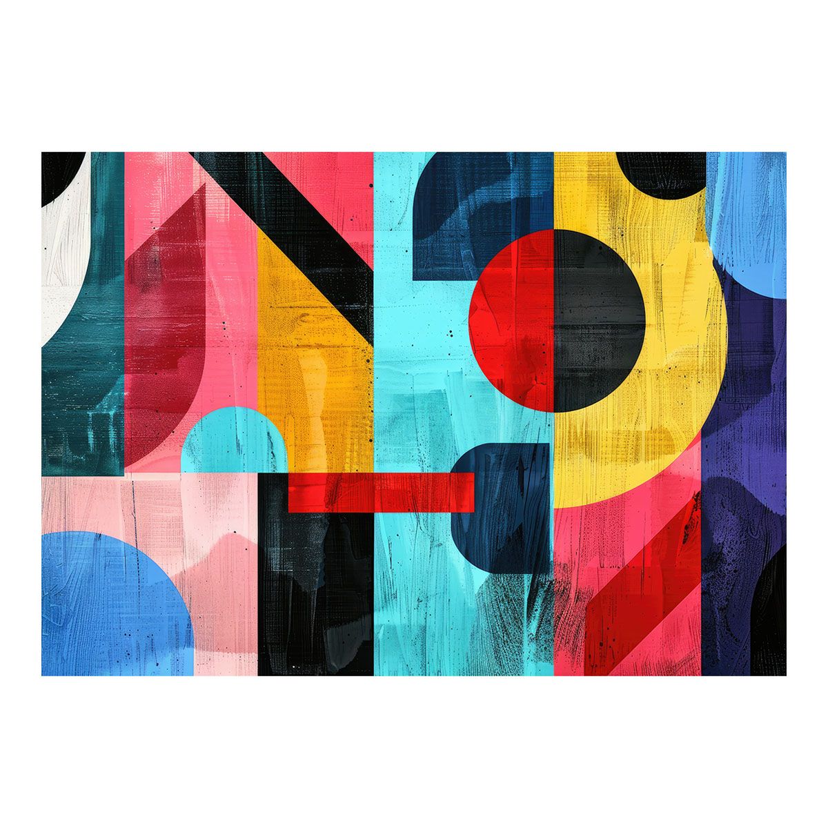 A1サイズ（約59x84cm）】【lh-poster-3818】北欧 ショップ 幾何学