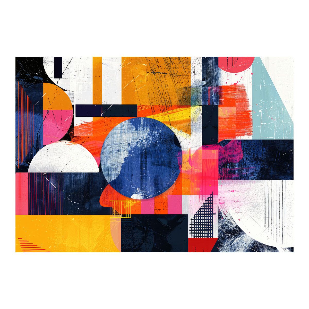 【B1サイズ（約73x103cm）】【lh-poster-3821】北欧 幾何学 キレイ目インテリア パターン アート ポスター 模様 パターン インテリア