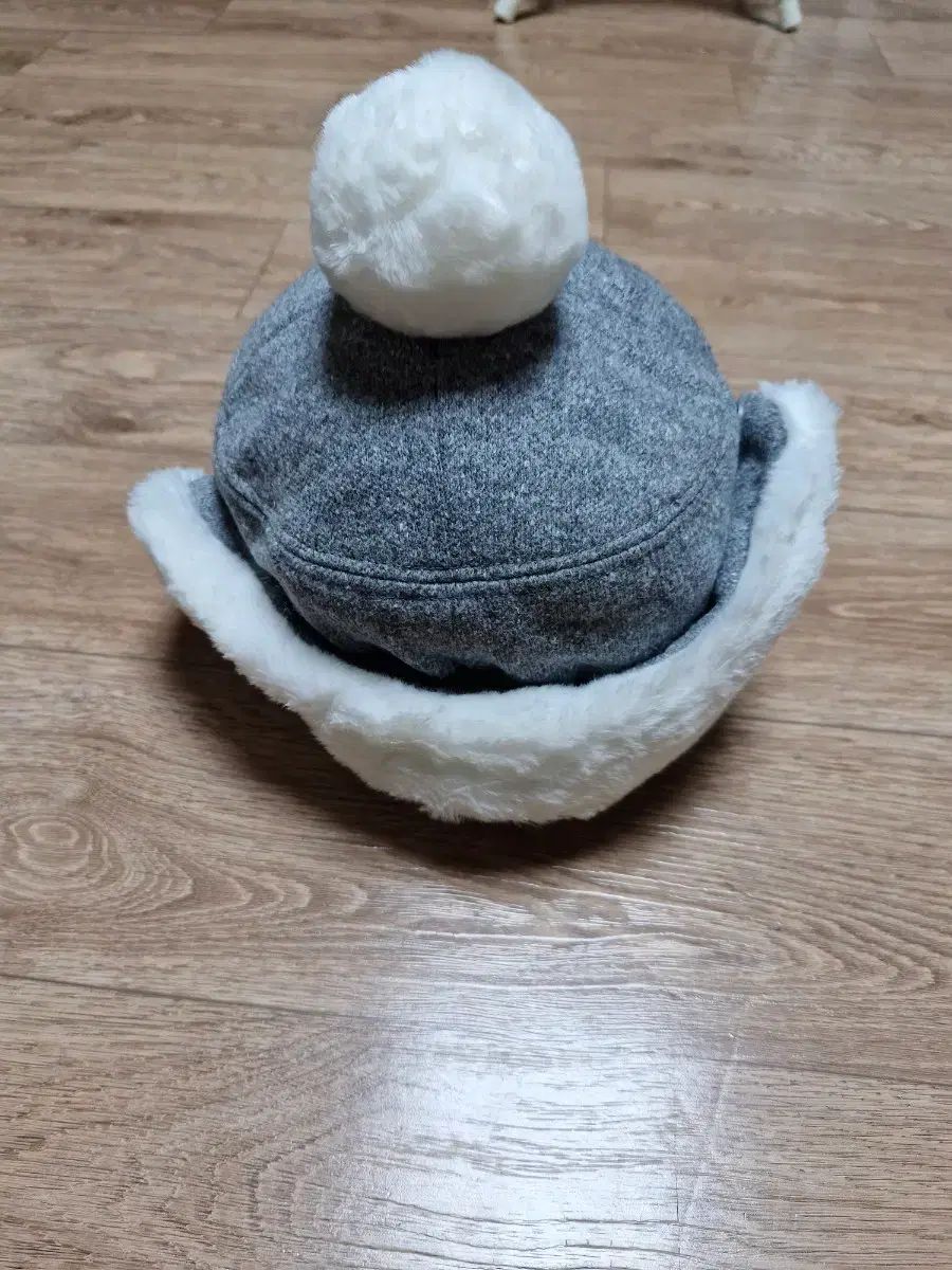 キャロウェイ ファーボンボン フライトキャップ 帽子 グレー