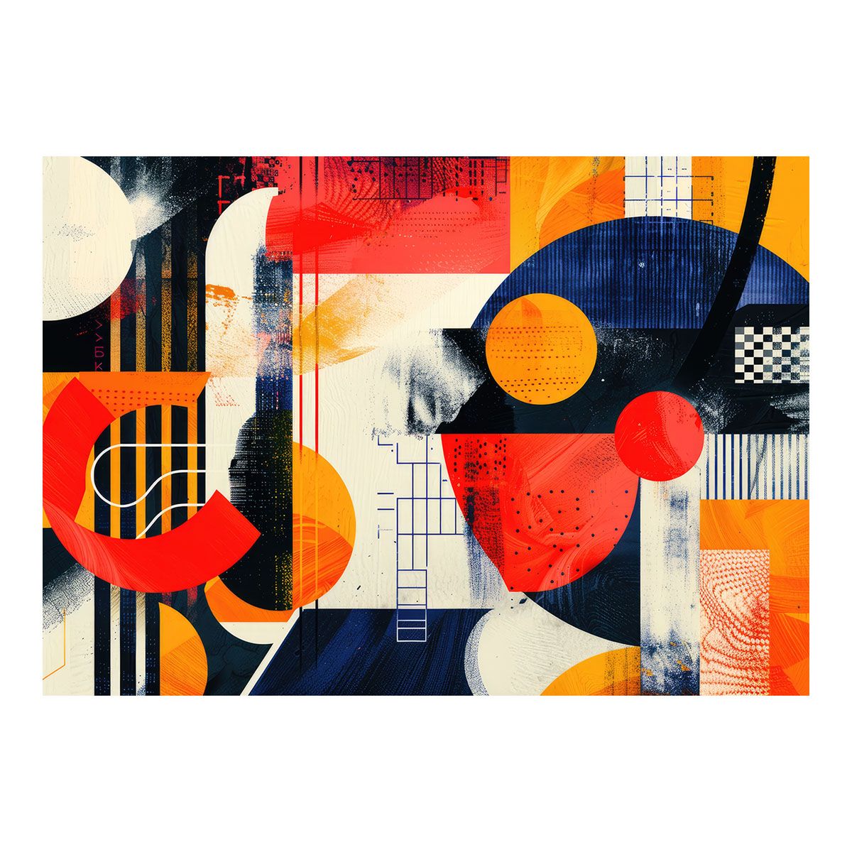 【B1サイズ（約73x103cm）】【lh-poster-3846】北欧 幾何学 キレイ目インテリア パターン アート ポスター 模様 パターン インテリア