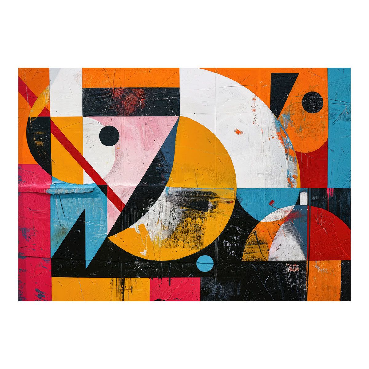 B1サイズ（約73x103cm）】【lh-poster-3854】北欧 幾何学 キレイ目