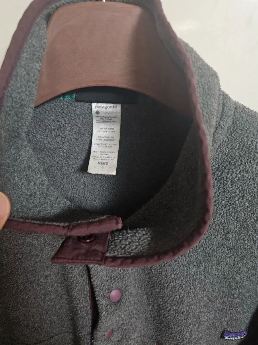 FA 12 patagonia パタゴニア Synchilla シンチラ L グレー ブラウン