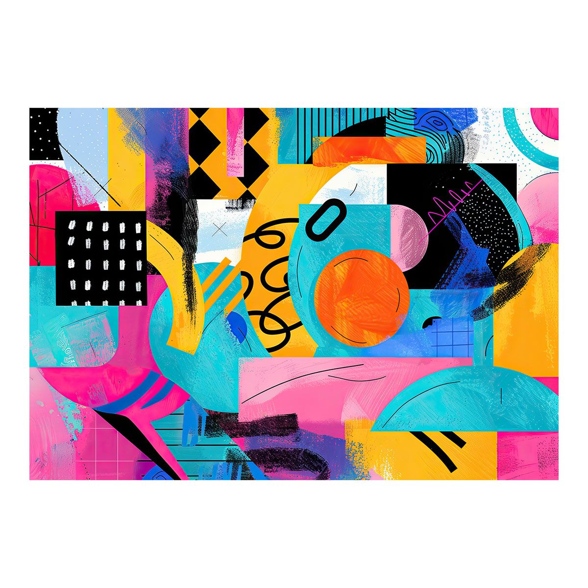 A1サイズ（約59x84cm）】【lh-poster-3863】北欧 幾何学 キレイ目