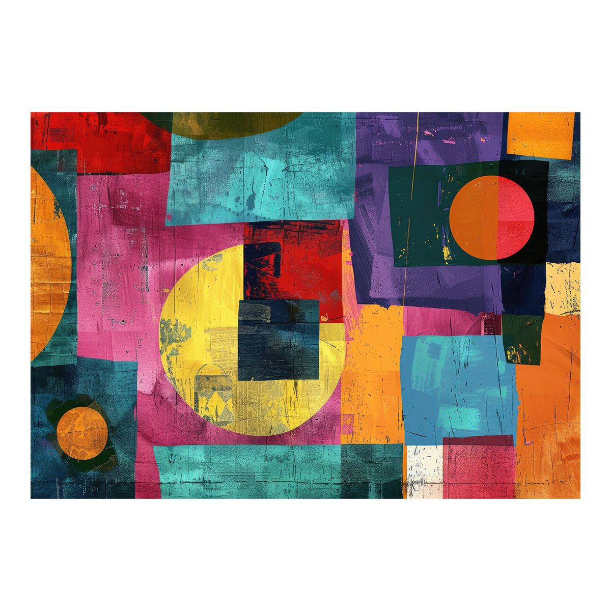 B1サイズ（約73x103cm）】【lh-poster-3864】北欧 幾何学 キレイ目