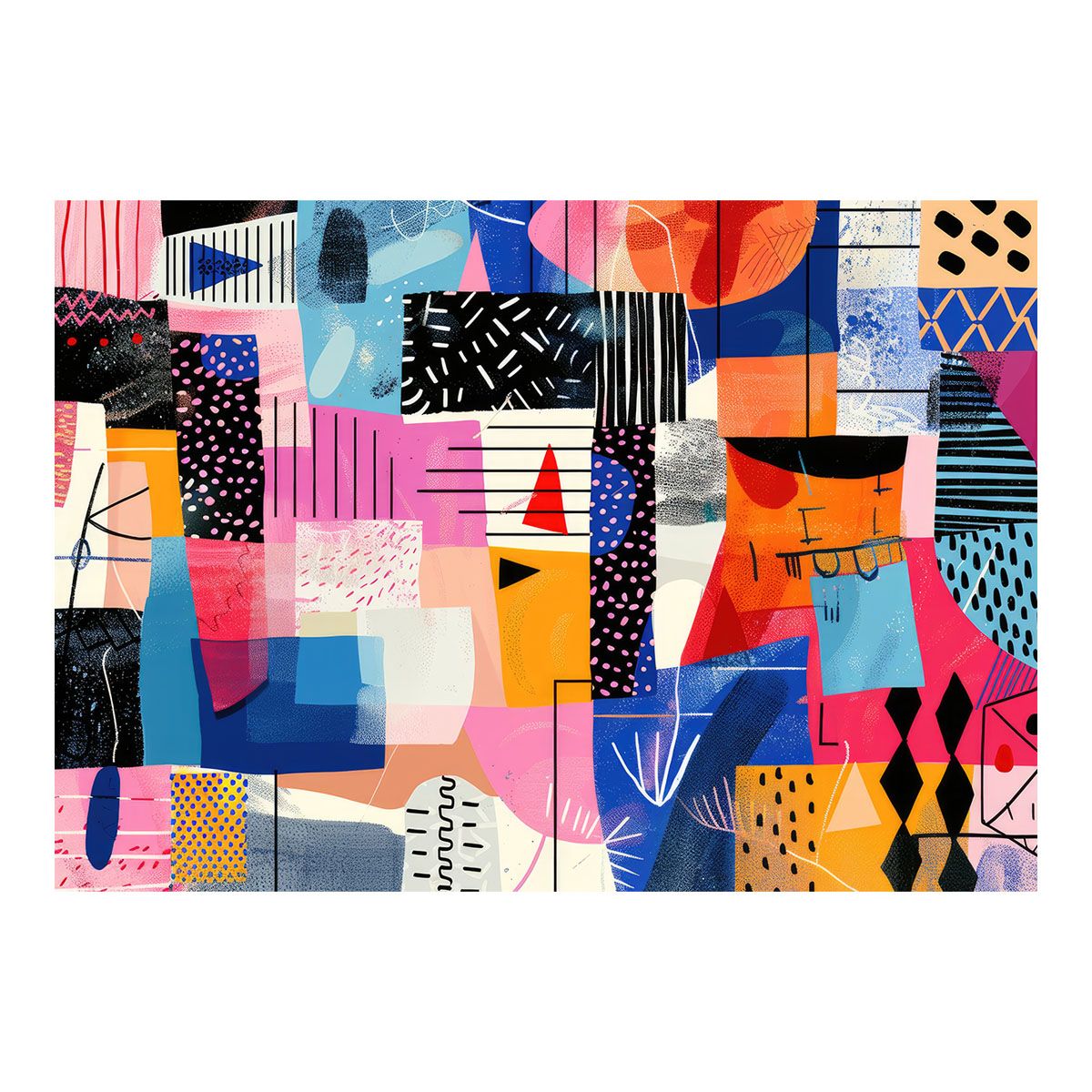 B1サイズ（約73x103cm）】【lh-poster-3866】北欧 幾何学 キレイ目