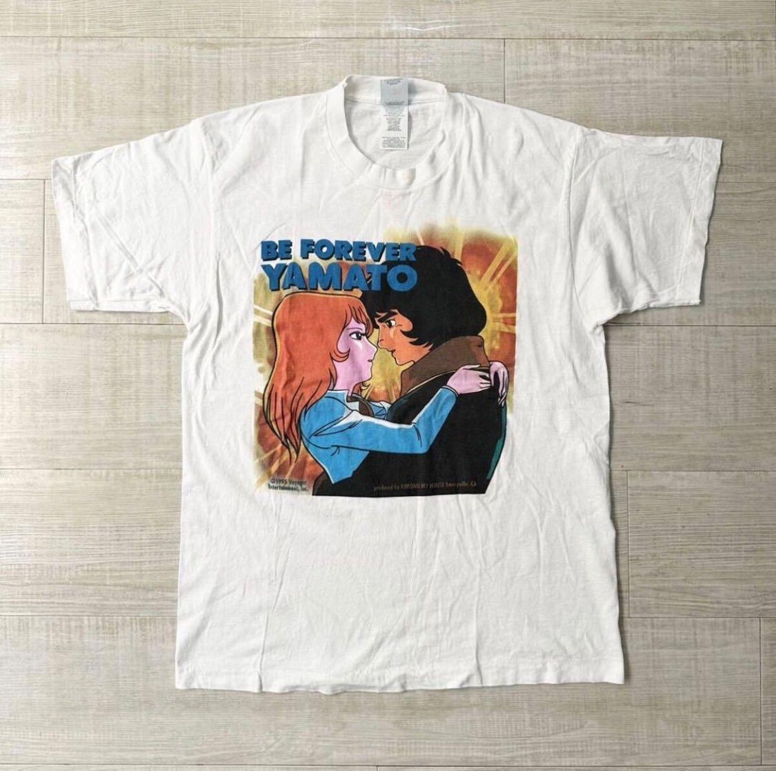90 s Vintage YAMATO ヴィンテージ 新 宇宙戦艦 ヤマト MOVE ムービー 映画 BE FOREVER TEE ヤマトよ永遠に Tシャツ アニメ サイズ L