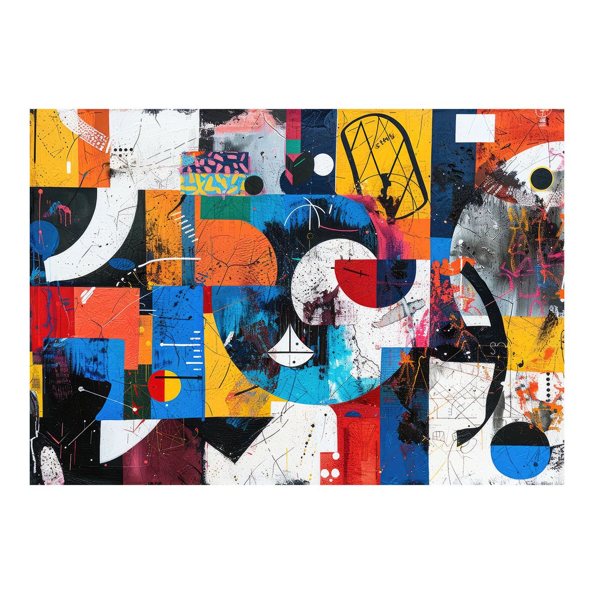 A3サイズ（約30×42cm）】【lh-poster-3872】北欧 幾何学 キレイ目