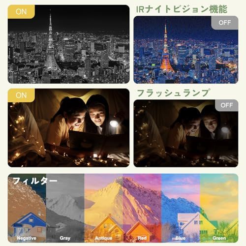  ビデオカメラ 8 K 64 MP YouTubeカメラ 18 倍デジタルズーム WIFI機能 ウェブカメラ IR ナイトビジョン 3.0 インチ タッチスクリー vloggingカメラ 32 GB SD カード 付属 2.4 Gリモコン バッ 56326 a 21 その他 キッチン 食器