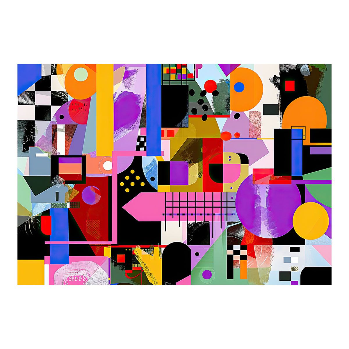 【A1サイズ（約59x84cm）】【lh-poster-3875】北欧 幾何学 キレイ目インテリア パターン アート ポスター 模様 パターン インテリア