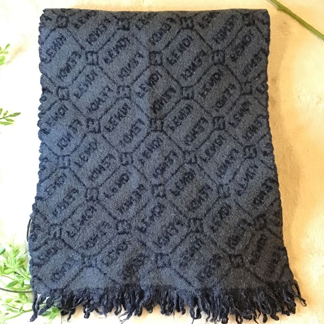 フェンディ FENDI ズッカ マフラー ユニセックス リバーシブル ロゴ