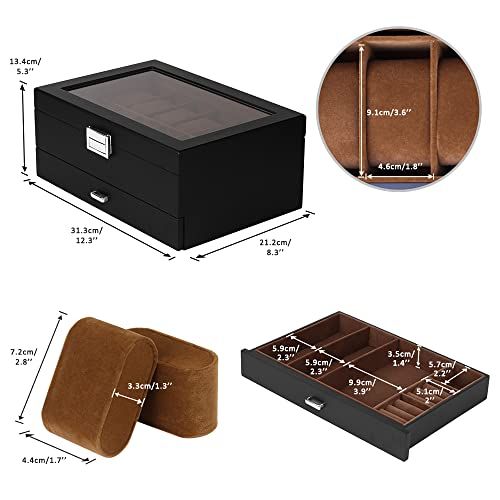 木製時計ケース ジュエリーボックス