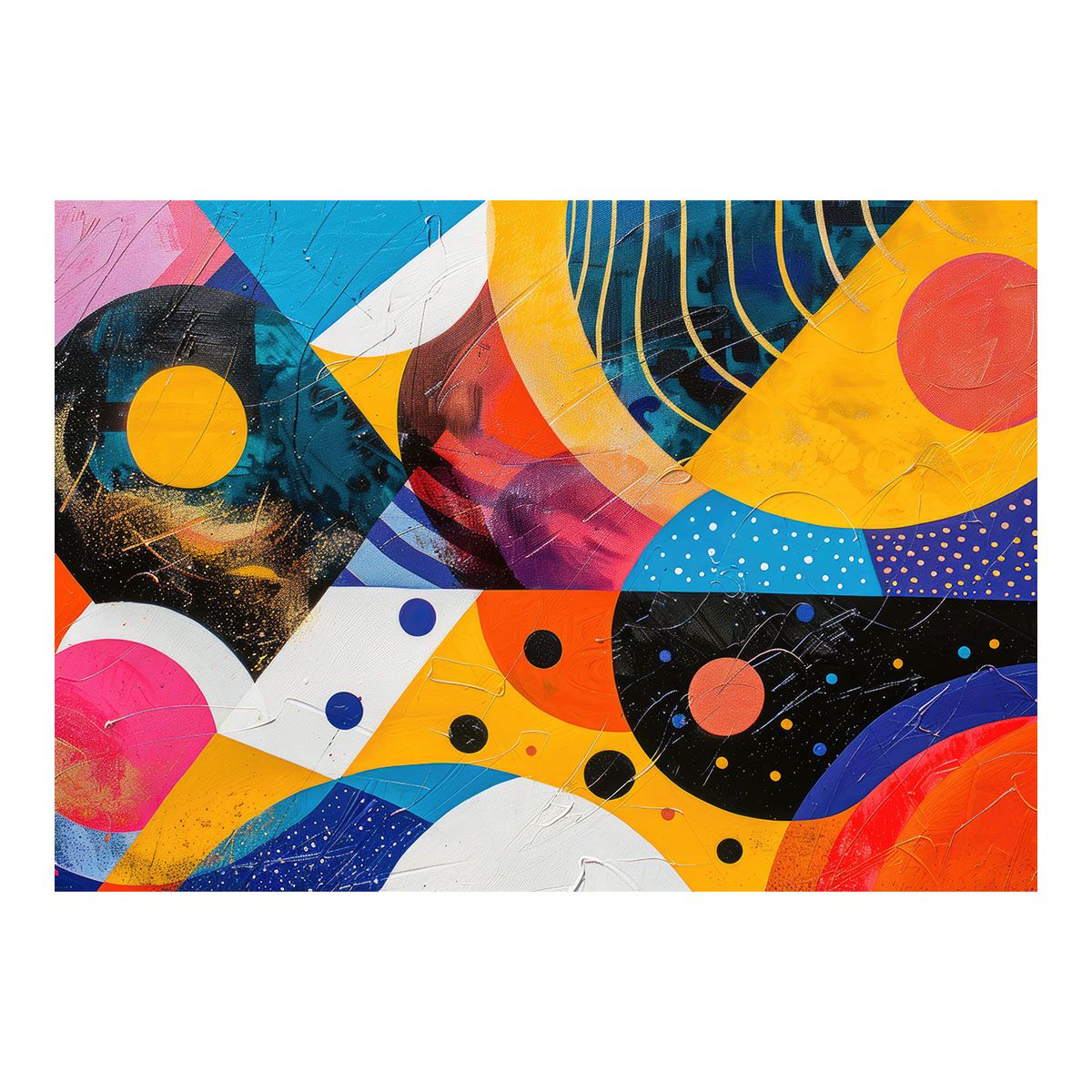 まき B2サイズ（約51x73cm）】【lh-poster-3889】北欧 幾何学 キレイ目