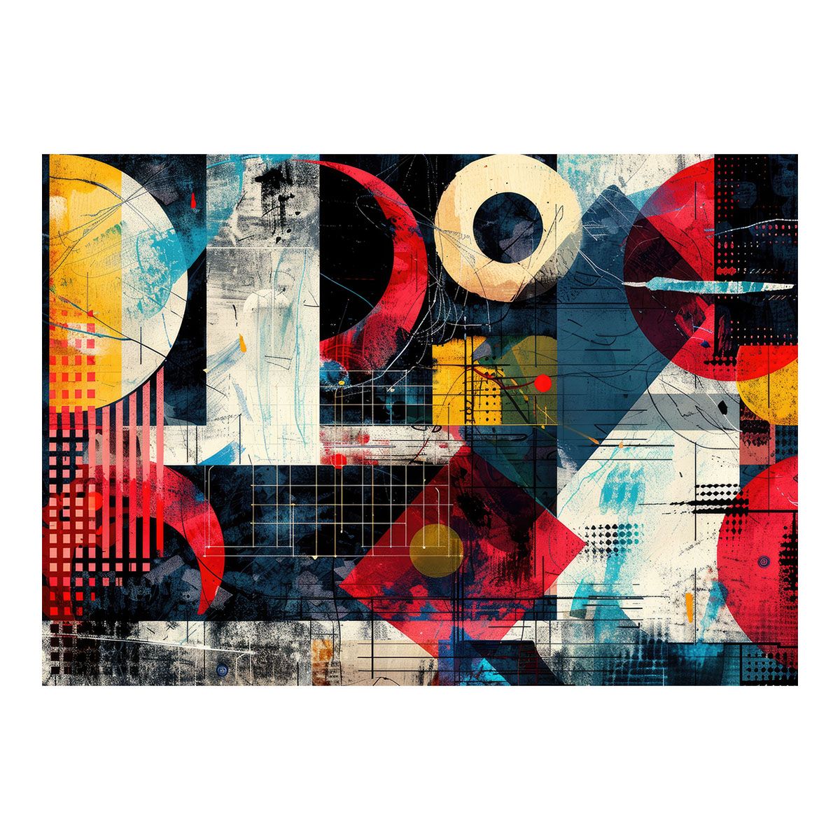 B2サイズ（約51x73cm）】【lh-poster-3895】北欧 幾何学 キレイ目