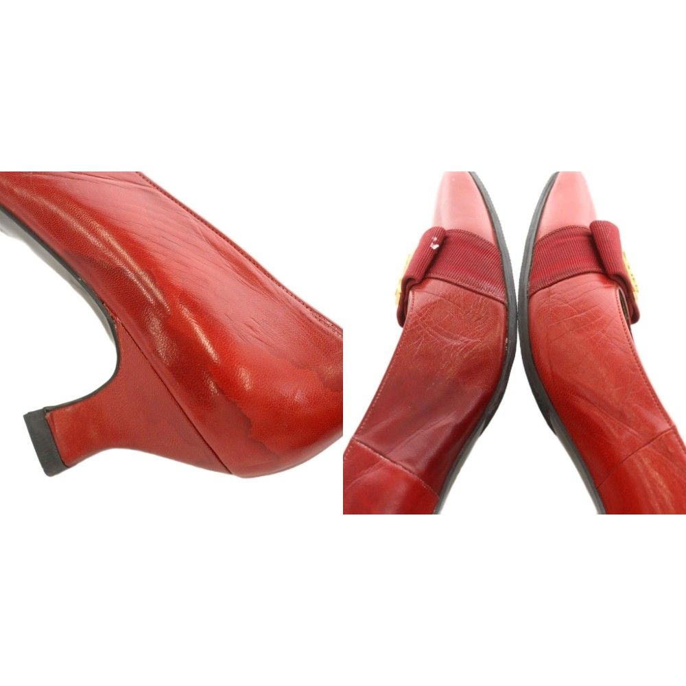 イヴサンローラン YVES SAINT LAURENT カサンドラロゴ YSL パンプス