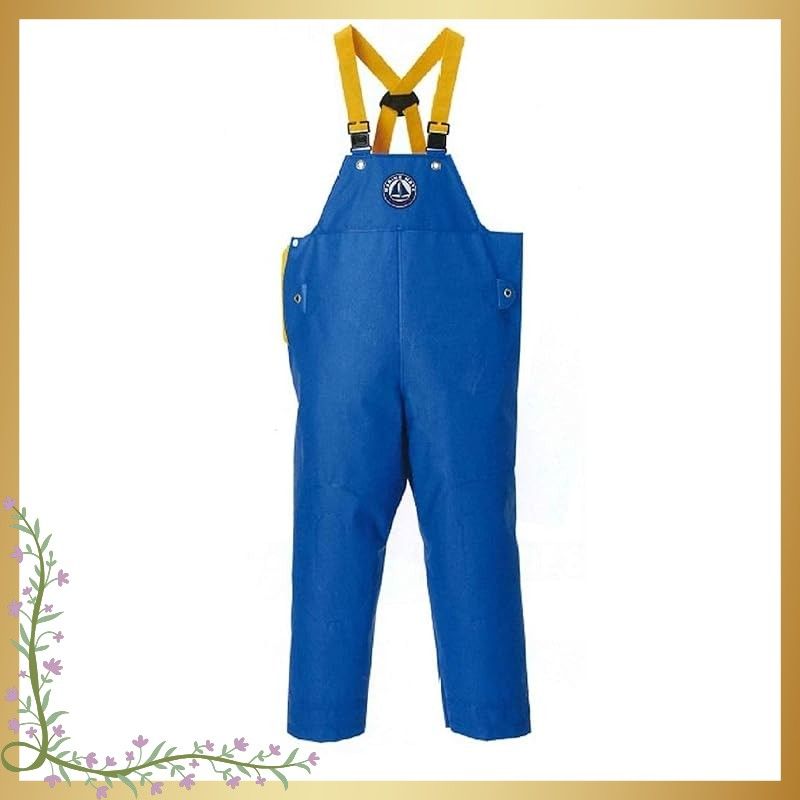 マリンメイト サロペット ワンタッチ胸付ズボン Ｆ ９０３５Ｓ Ｌ ブルー