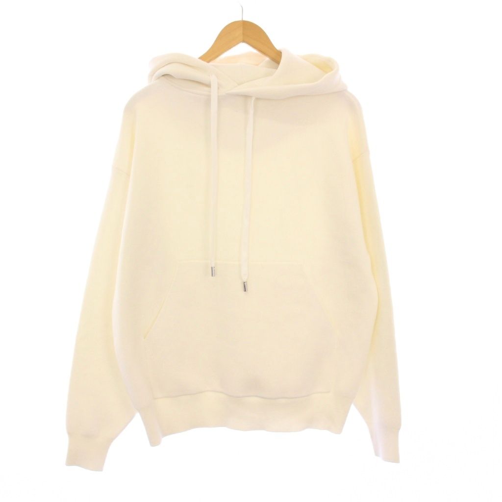 キャバン CABaN プルオーバーパーカー ニット 長袖 コットンカシミヤ M