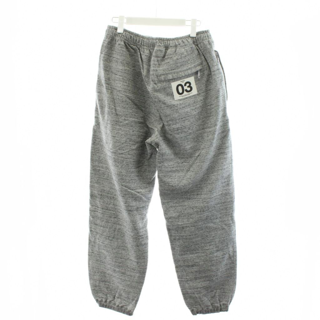 ベイシックス BASICKS LE 0121 W スウェットパンツ ジョガーパンツ ロゴ M グレー B-0008 T |AN 49