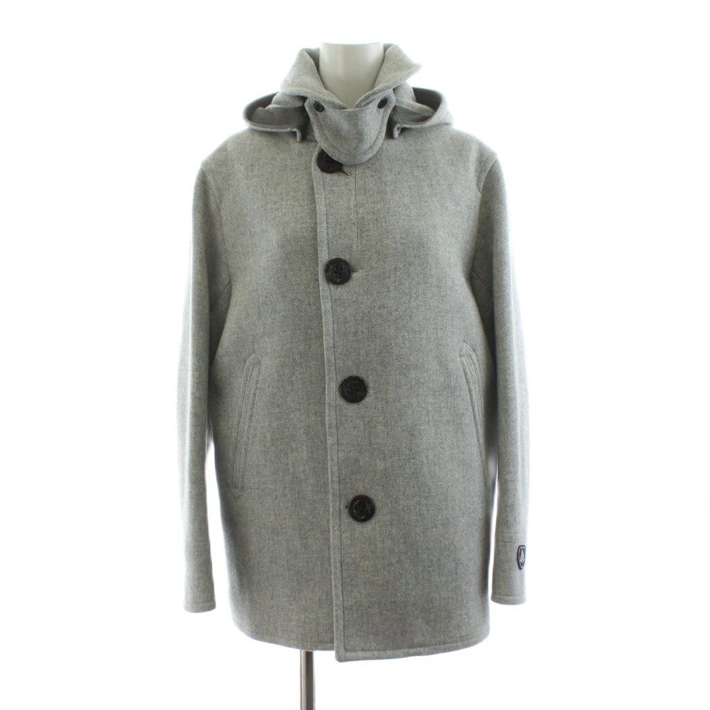 オーチバル ORCIVAL オーシバル ウールコート ミドル丈 フード 2 グレー 17 A-KWK-001 |KU