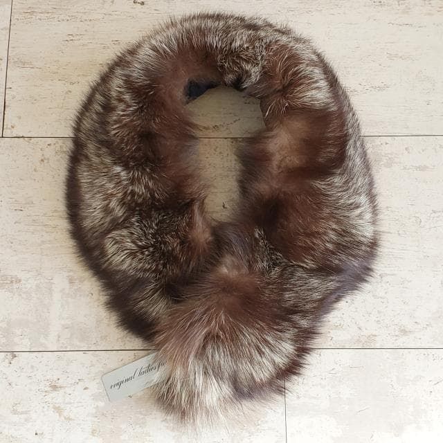 ♥ サガフォックス シルバーフォックス ファー ティペット SAGA 日本製