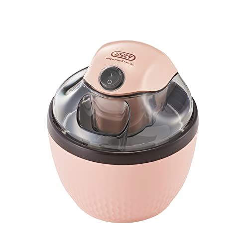 Toffy トフィー アイスクリームメーカー K-IS 11 本格アイス 自家製 ヘルシー 簡単 レシピ付き トッピング レトロ シェルピンク 11-SPpo 282 db 25 f