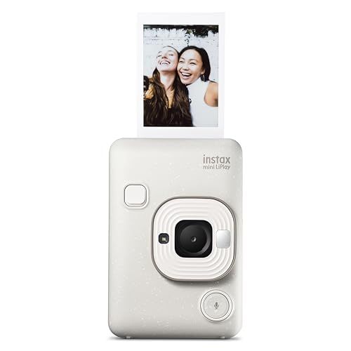 富士フイルム プレゼント お年玉ギフト チェキ インスタントカメラ スマホプリンター instax mini LiPlay ホワイト INS C WHITE VNpo e 981 a 70 f