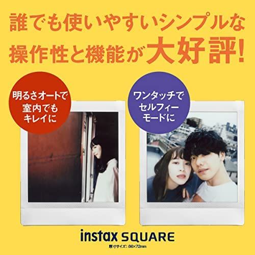 富士フイルム インスタントカメラ チェキスクエア instax SQUARE SQ 1 チョークホワイト INS WHITEpo 32357 ef 6