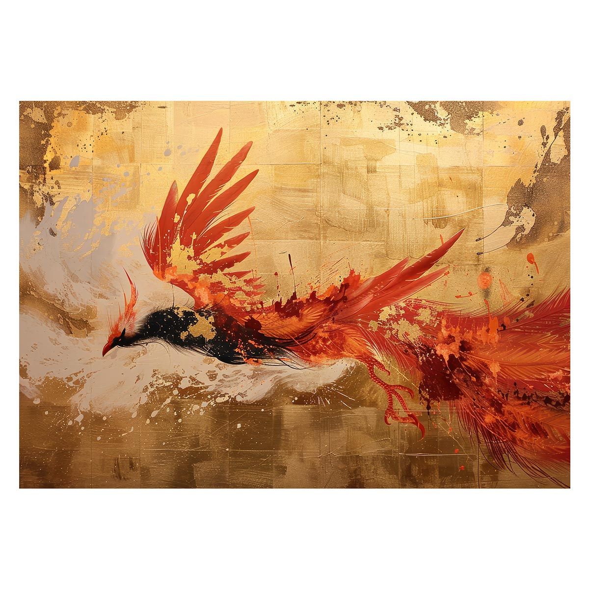 A4サイズ（約21x30cm）】【lh-poster-3966】鳳凰 ほうおう 神鳥 縁起物