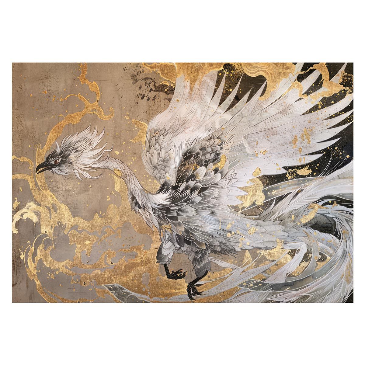 風水開運絵画『翠心の鳳凰』★ 風水開運絵画『翠心の鳳凰』☆
