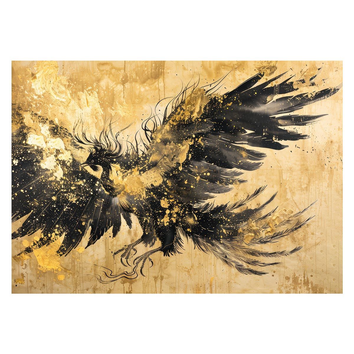 A2サイズ（約42x59cm）】【lh-poster-3983】鳳凰 ほうおう 神鳥 縁起物