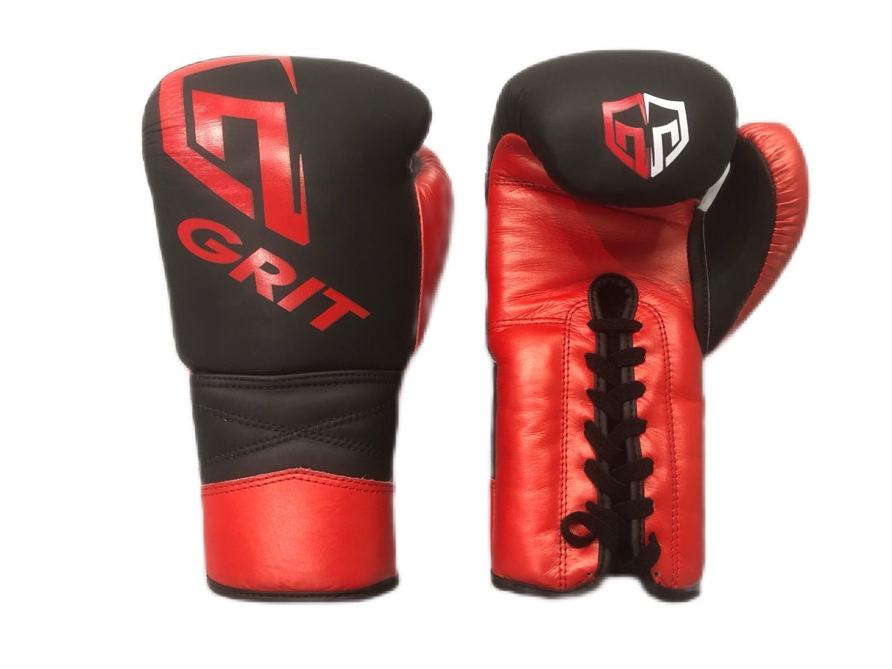 GRIT メタリック ボクシンググローブ レッド 紐式 Nexus グローブ