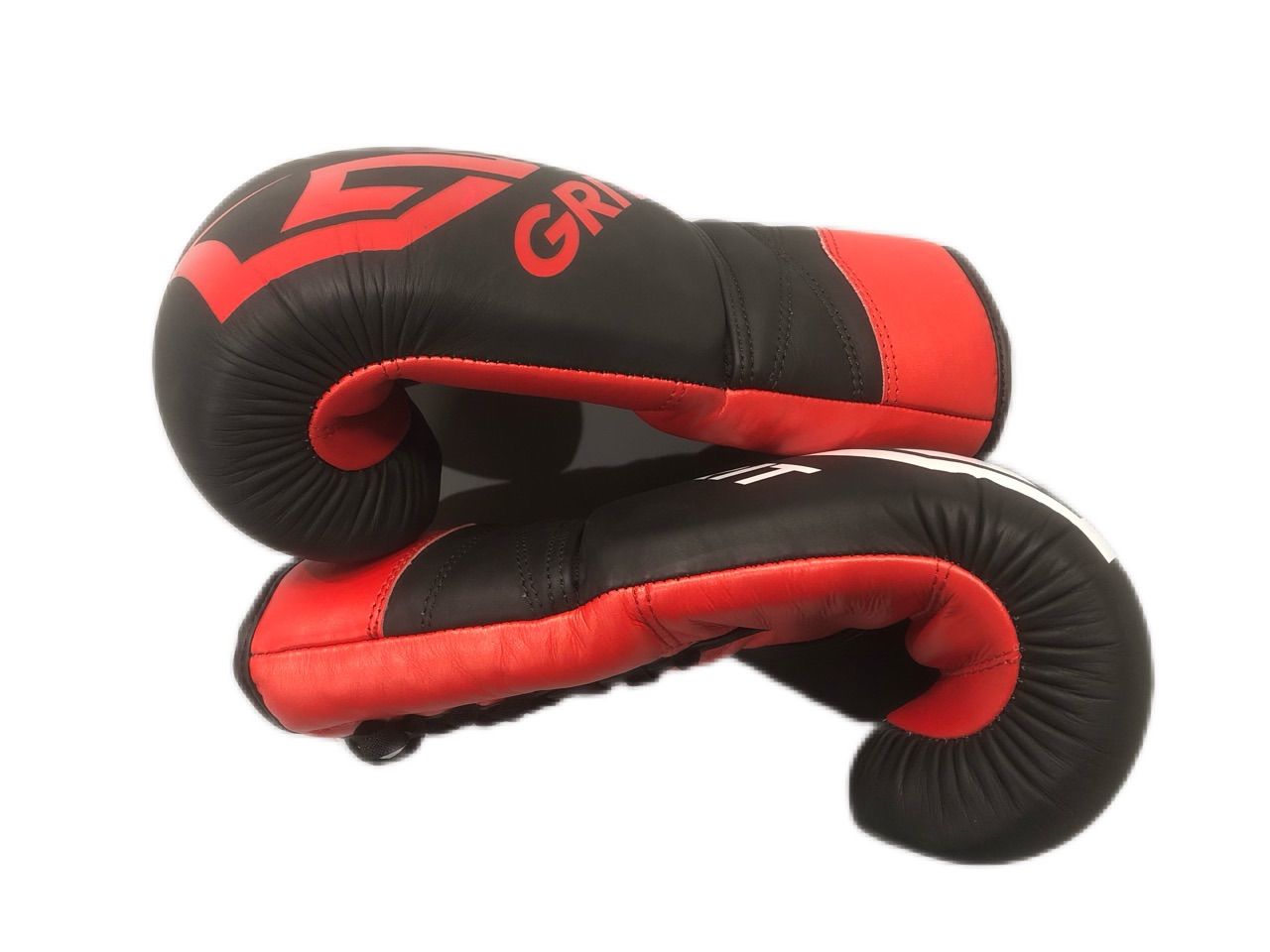 GRIT メタリック ボクシンググローブ レッド 紐式 Nexus公式グローブ