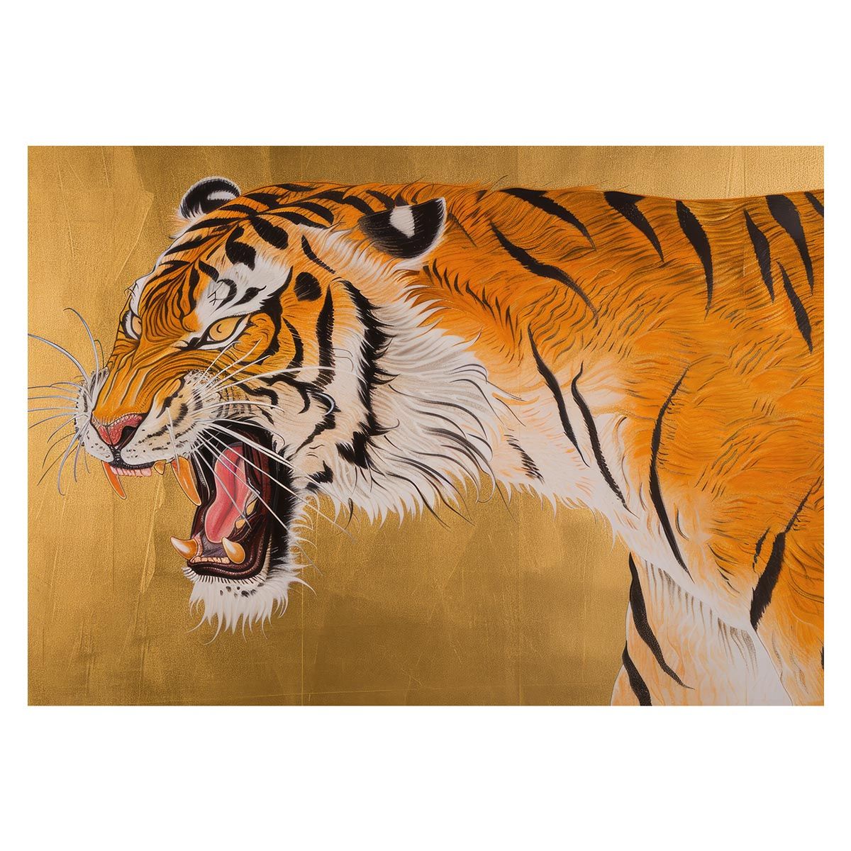 B2サイズ（約51x73cm）】【lh-poster-4008】虎 トラ タイガー 猛虎