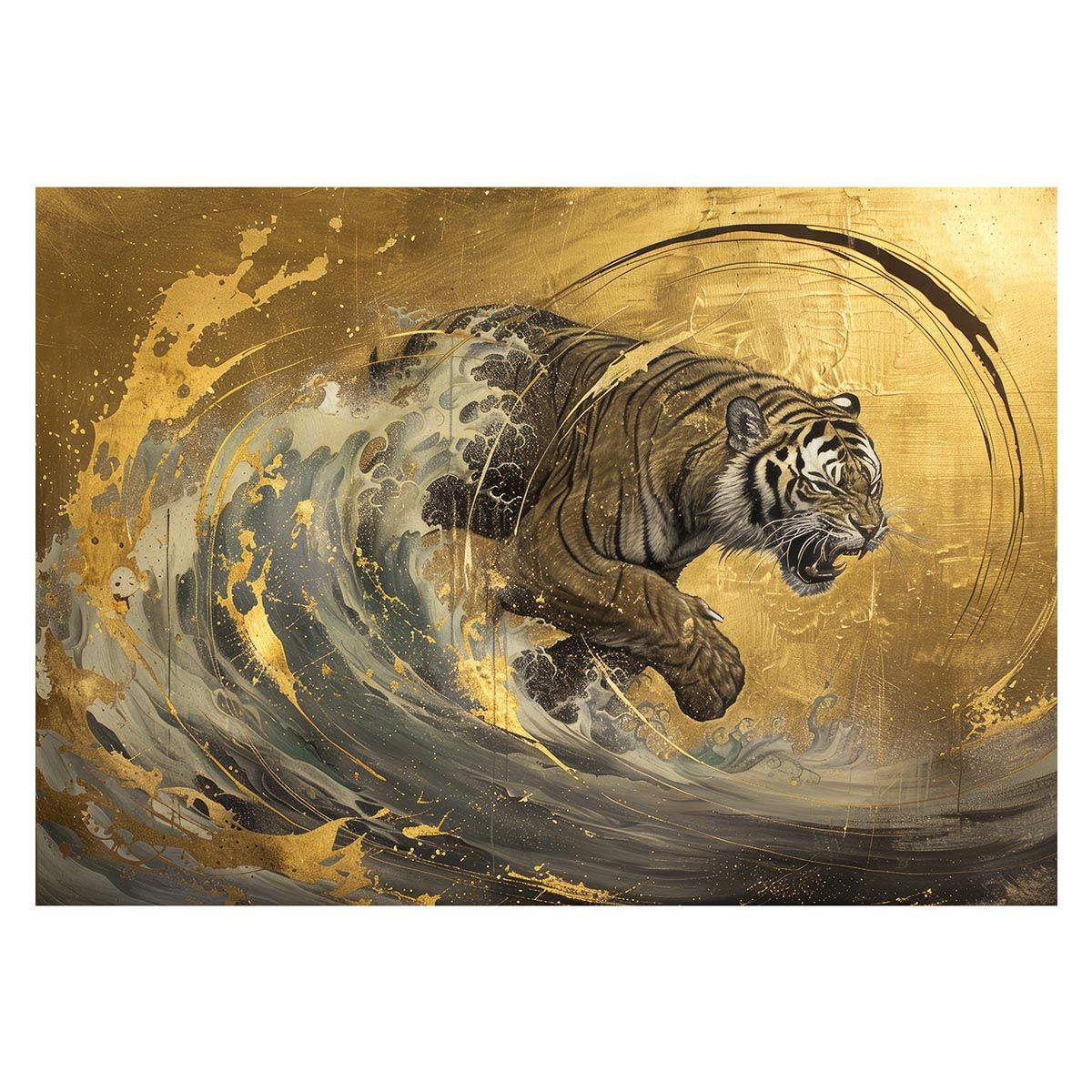 B2サイズ（約51x73cm）】【lh-poster-4008】虎 トラ タイガー 猛虎