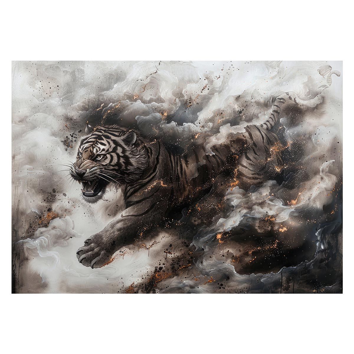 B2サイズ（約51x73cm）】【lh-poster-4019】虎 トラ タイガー セール中