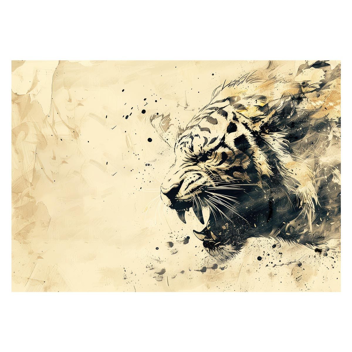 インテリア小物 【A3サイズ（約30×42cm）】【lh-poster-4027】虎 トラ