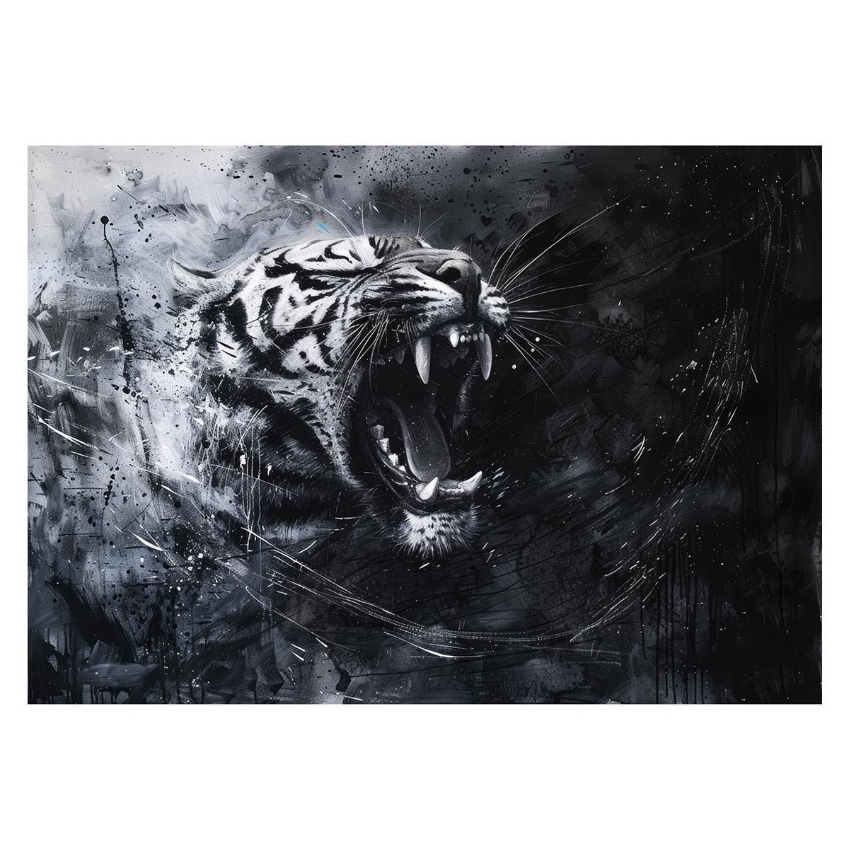 B2サイズ（約51x73cm）】【lh-poster-4039】虎 トラ タイガー 猛虎