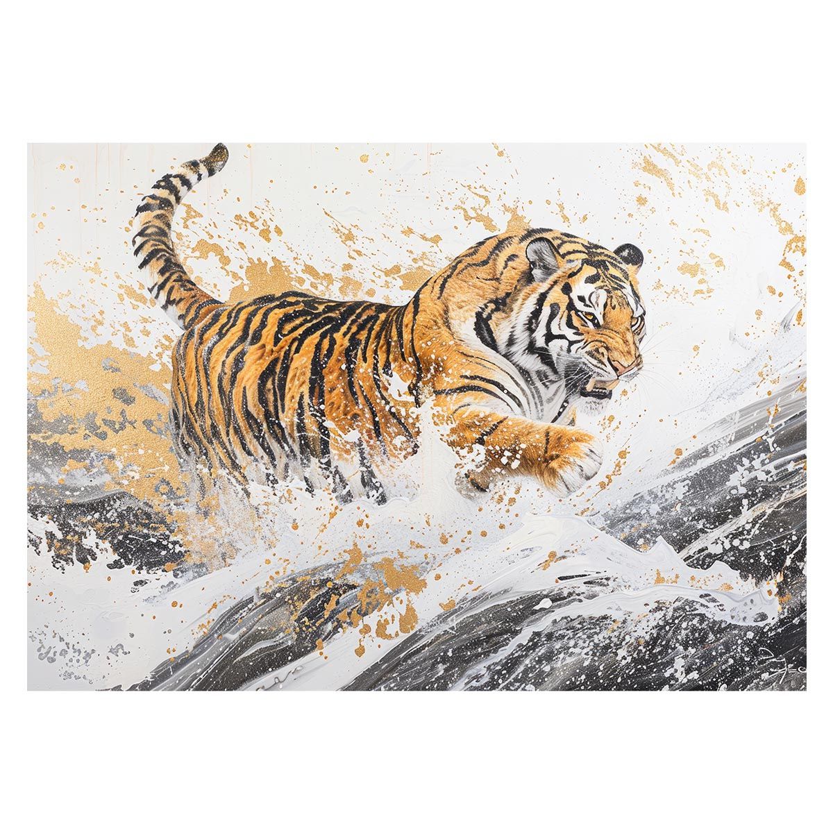 A1サイズ（約59x84cm）】【lh-poster-4058】虎 トラ タイガー 猛虎