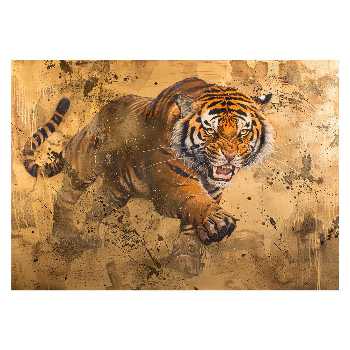 インテリア小物 【A3サイズ（約30×42cm）】【lh-poster-4042】虎 トラ