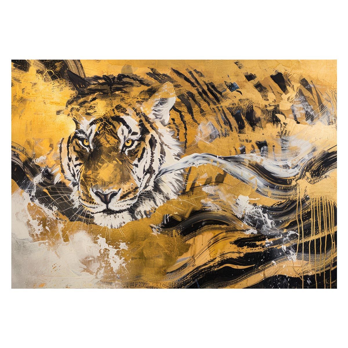 絵画　虎 A1サイズ（約59x84cm）】【lh-poster-4058】虎 節約 トラ タイガー