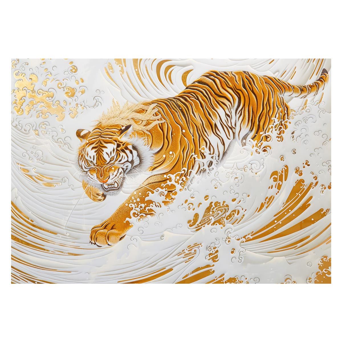 A1サイズ（約59x84cm）】【lh-poster-4059】虎 トラ タイガー 猛虎